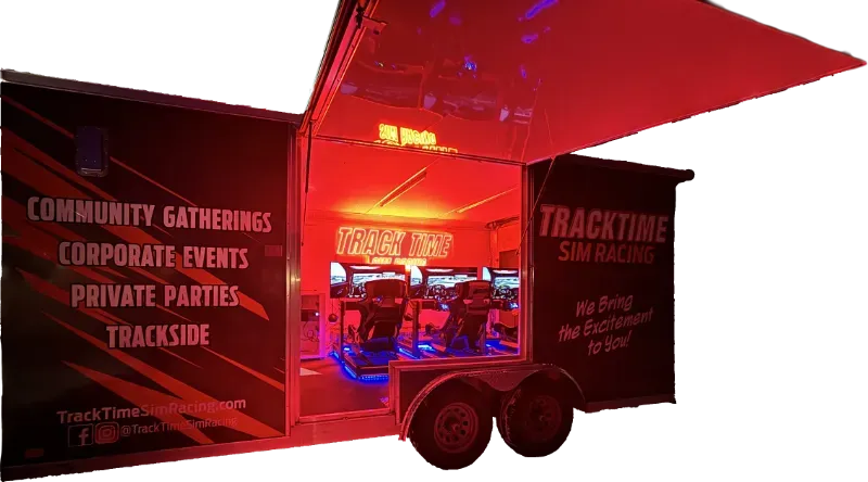 mobile sim racing trailer